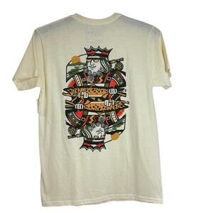 NWT Men's VSTR King of the Cod, Medium Short Sleeve Yellow T-shirt, 100% Cotton